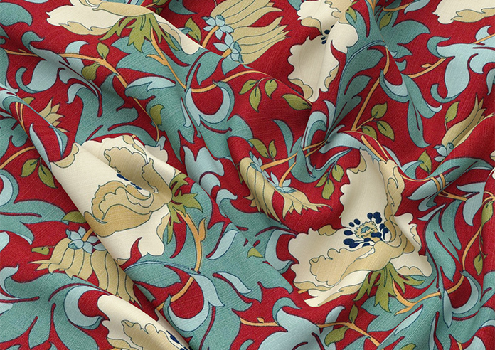 Art Deco, Cherry - Made to Measure Curtains - Image 4
